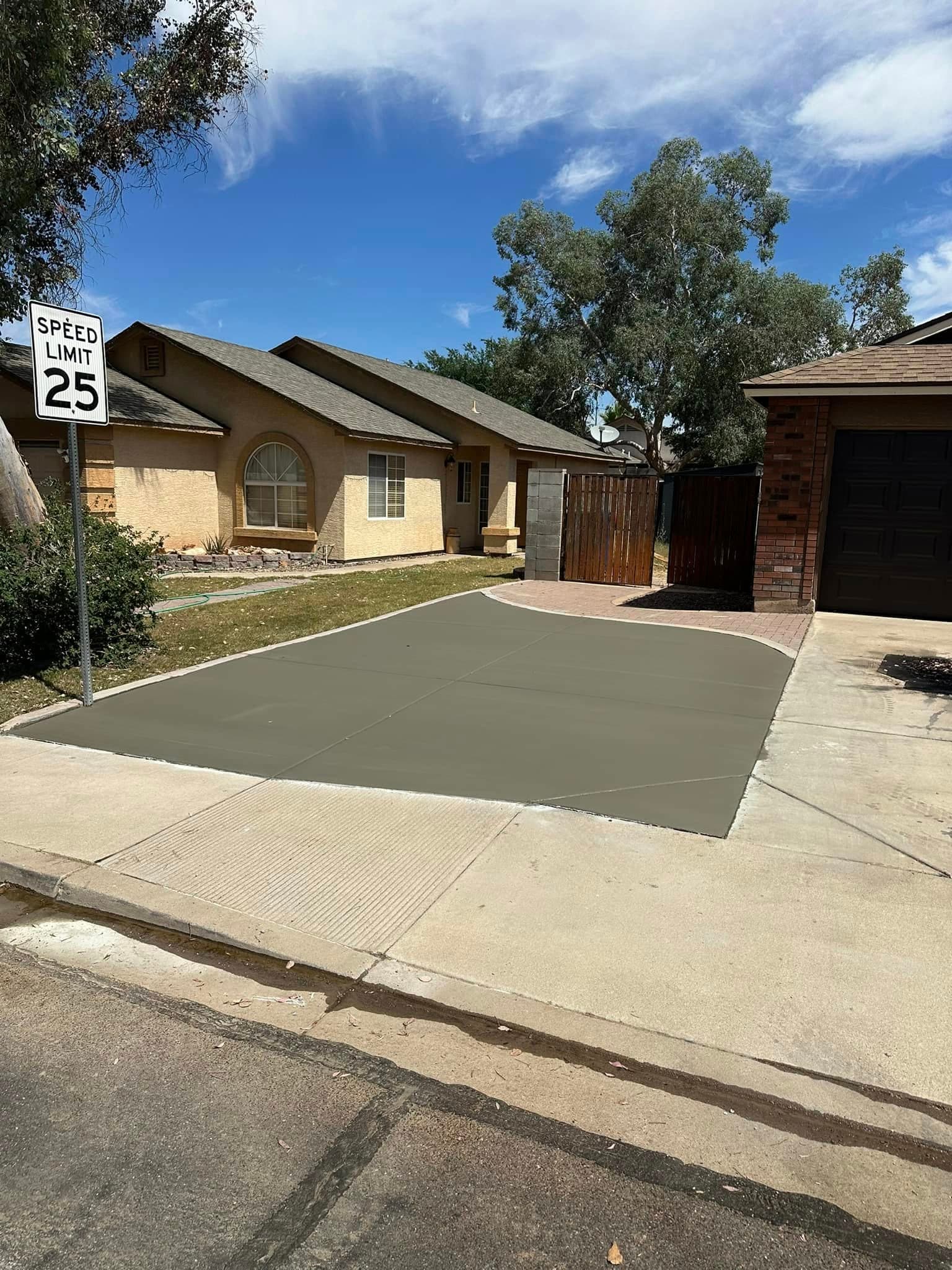 Driveway Extensions in Queen Creek, AZ: Concrete or Pavers?