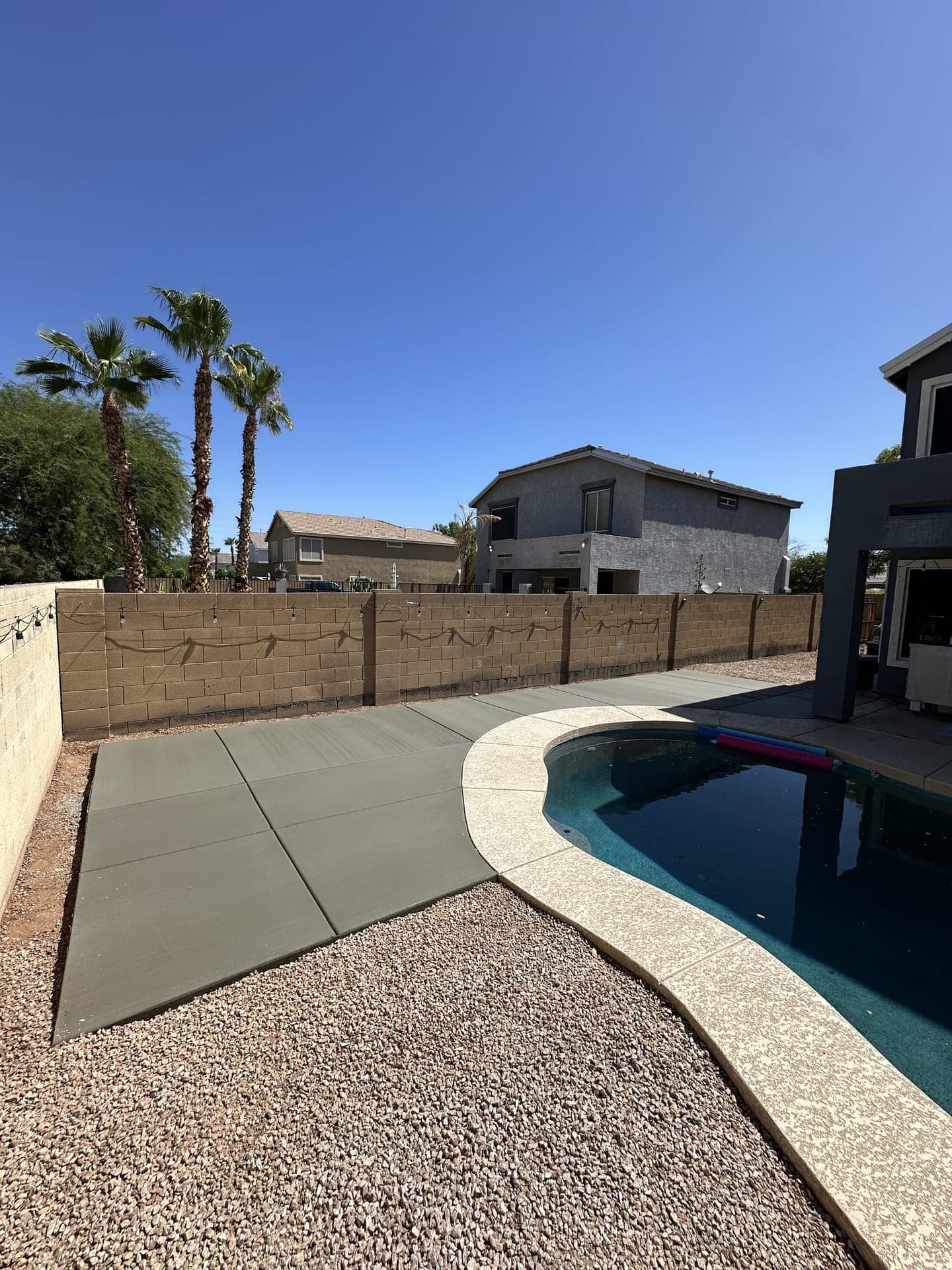 Decorative rock installation - AMW Hardscape Solutions