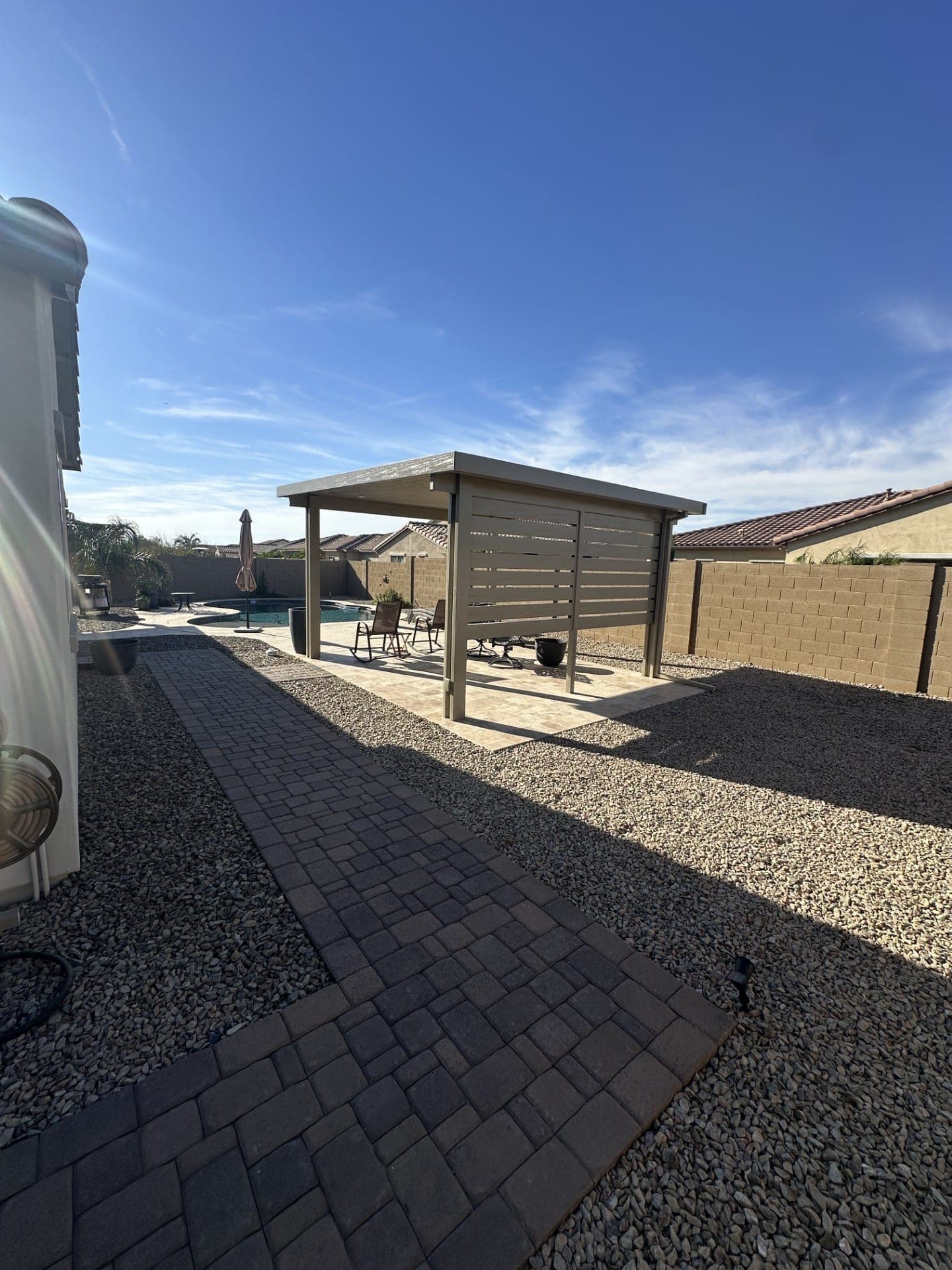Full Backyard & Driveway Layouts